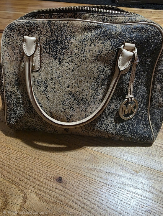 Michael Kors Handbags - Michael Kors Unique Soft Suede Large Beige Ultra Distressed/Vintage Satchel